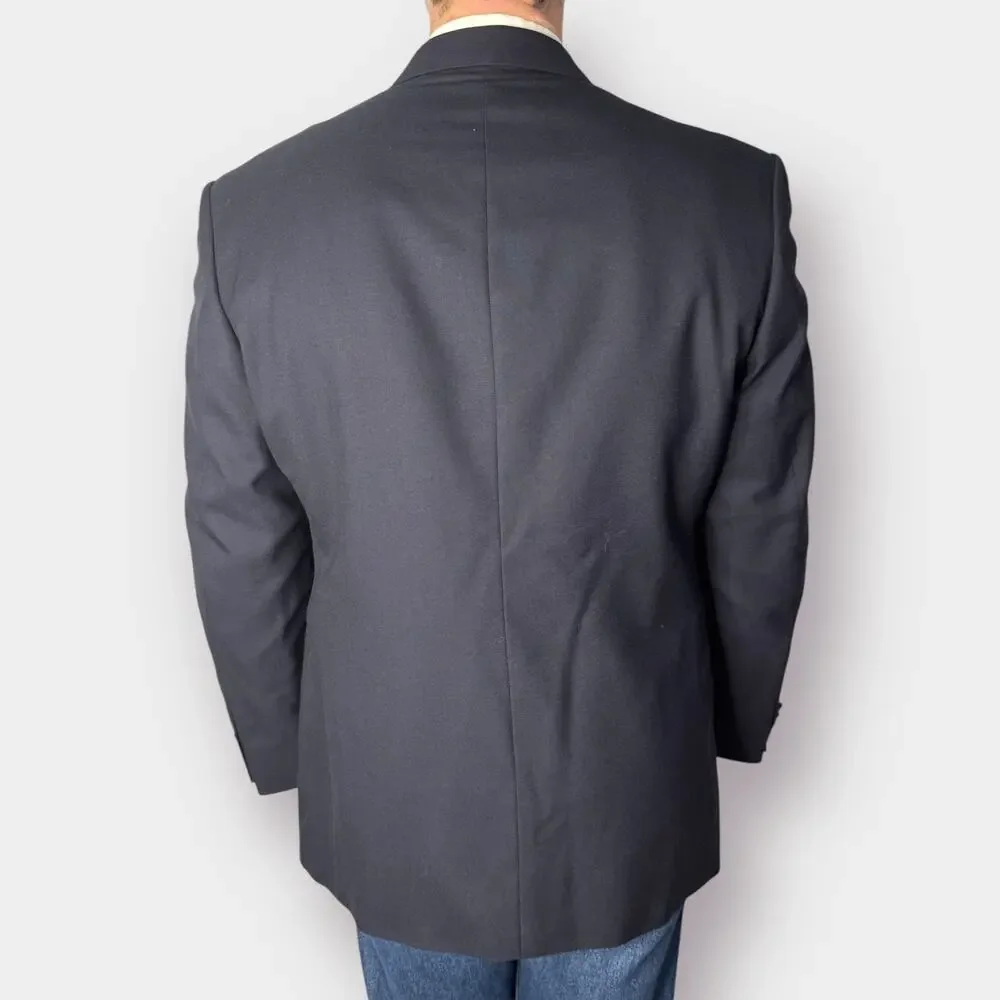 Oscar‎ de la Renta Navy Wool Blazer
